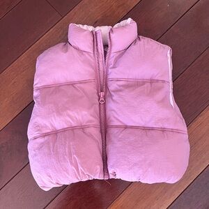 Zara Kids Cropped Puffer Vest